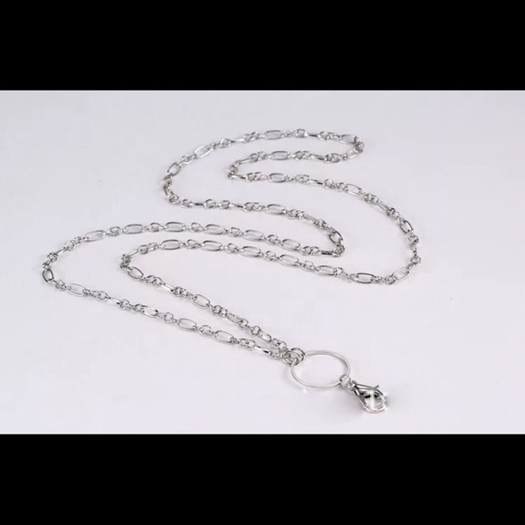 Alloy O-Ring Lobster Clasp Chain 4 Floating Locket - Picture 2 of 2